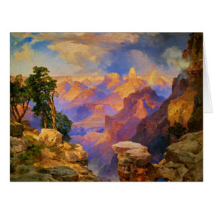 Thomas Moran art, Grand Canyon mit Rainbow