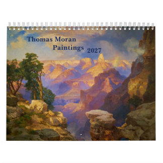 Thomas Moran Landschaftsgemälde 2027 Kalender