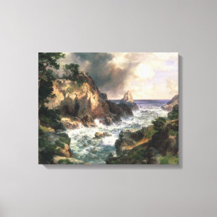 Thomas Moran - Punkt Lobos, Monterey, Kalifornien Leinwanddruck