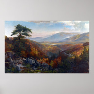 Thomas Moran Tal der Katawissa im Herbst Poster