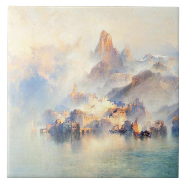 Thomas Moran - The Dream City Fliese (Vorderseite)