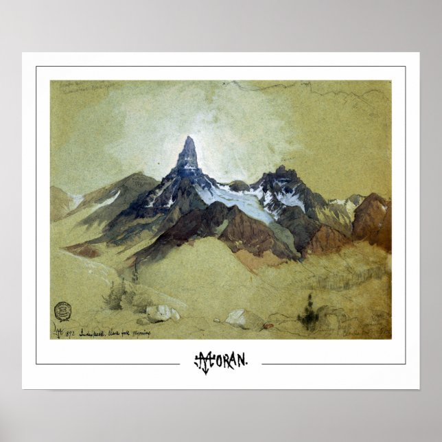 Thomas Moran Zedign Art Poster #15 (Vorne)