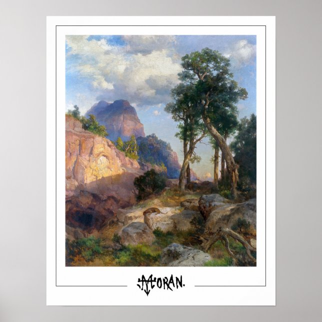 Thomas Moran Zedign Art Poster #5 (Vorne)