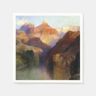 Thomas Moran Zoroaster Peak Serviette
