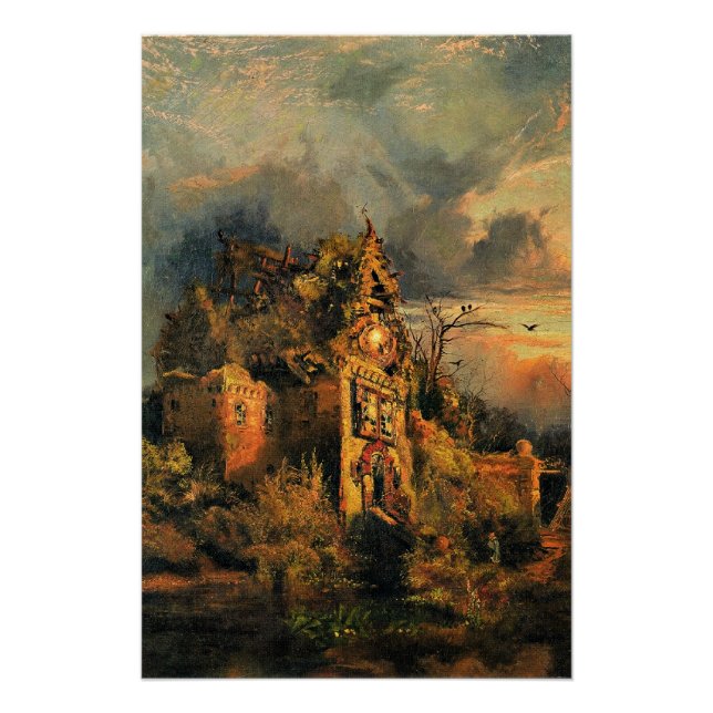 Thomas Morans Gemälde, Das verzauberte Haus, Poster (Vorderseite)