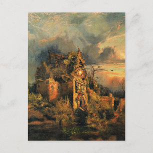 Thomas Morans Gemälde, Das verzauberte Haus, Postkarte