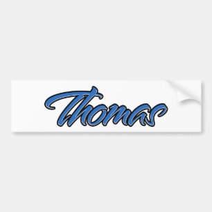 Thomas Nom bleu Aufkleber Autoaufkleber Sticker
