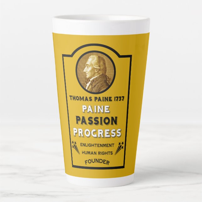 Thomas Paine Milchtasse (Vorderseite)