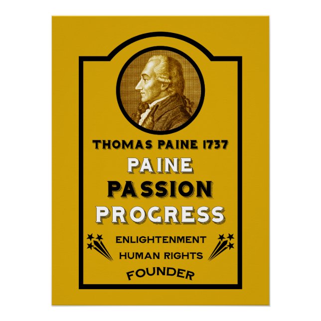 Thomas Paine Poster (Vorderseite)