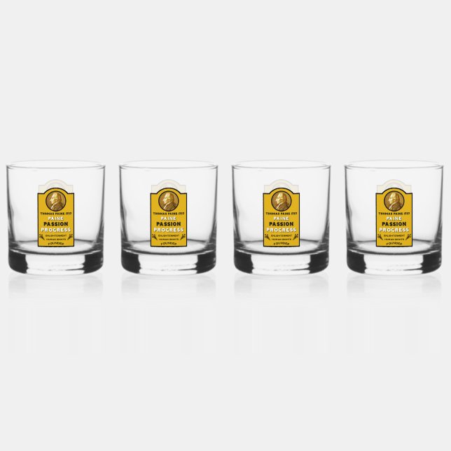 Thomas Paine Whiskyglas (Vorderseite)
