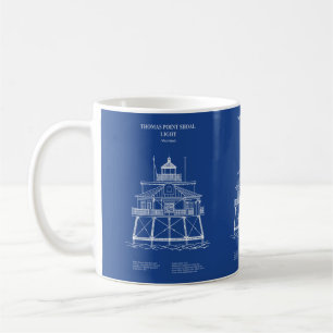 Thomas Point Shoal Lighthouse - Maryland - AD Kaffeetasse