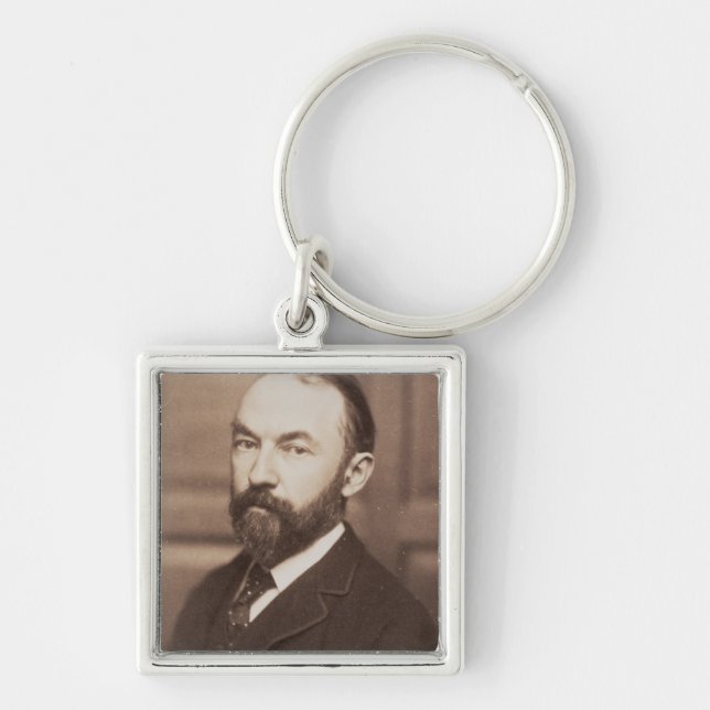 Thomas robust (1840-1928) (Sepia-Foto) Schlüsselanhänger (Vorne)