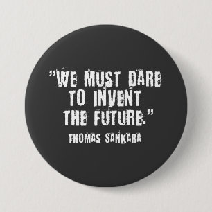 Thomas Sankara Black/White Button