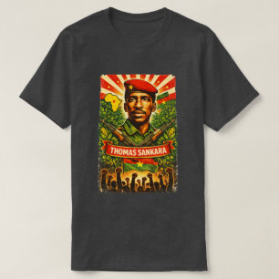 Thomas Sankara Revolutionäres Shirt Pan-Afrika tee