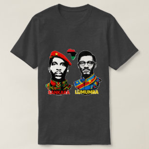 Thomas Sankara und Patrice Lumumba Panafrikanische T-Shirt