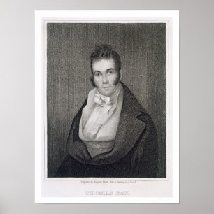Thomas Say (1787-1834), graviert von Henry Hoppner Poster