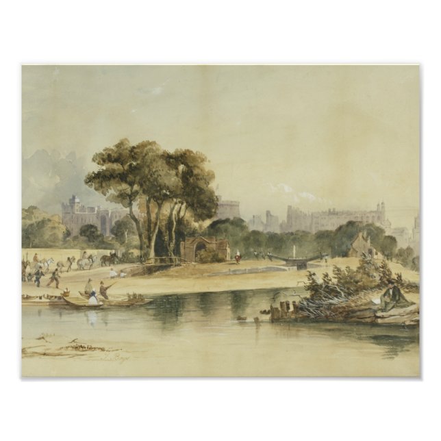 Thomas Shotter Boys - Umgebungen von Windsor Castl Fotodruck (Vorne)
