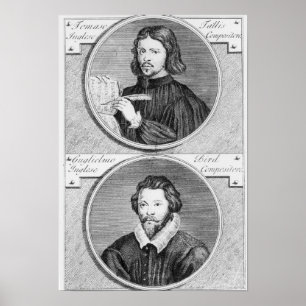 Thomas Tallis und William Byrd Poster