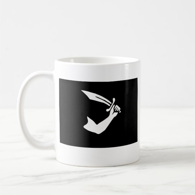 Thomas-Tew-Flaggentasse Kaffeetasse (Links)