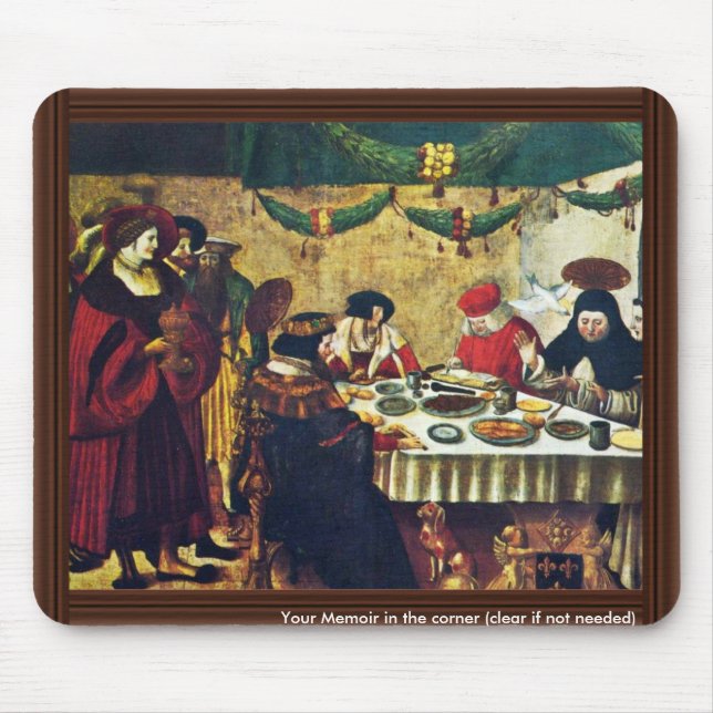 Thomas von Aquin am Saint Louis durch Deutsch Mousepad (Vorne)