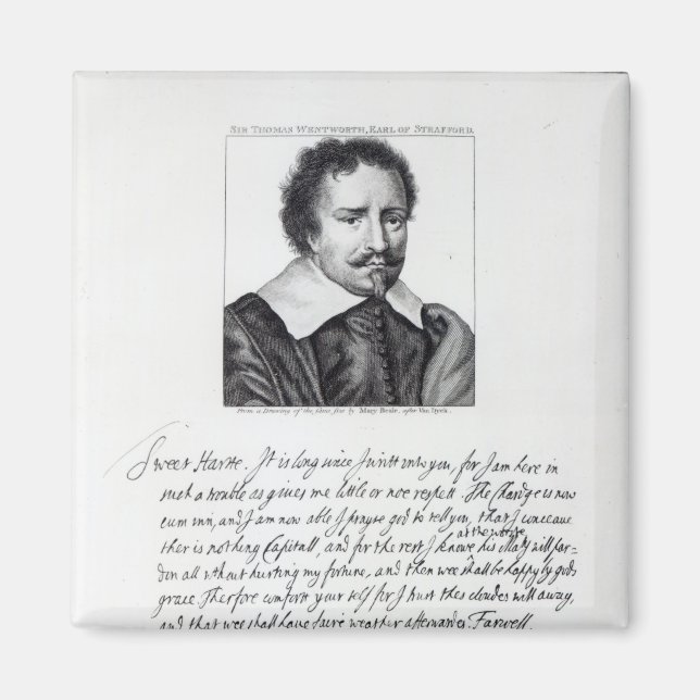 Thomas Wentworth, 1. Earl of Wiford Magnet (Vorne)