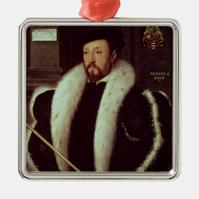 Thomas Wentworth Silbernes Ornament (Vorne)