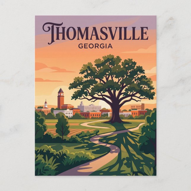Thomasville USA Postkarte (Vorderseite)