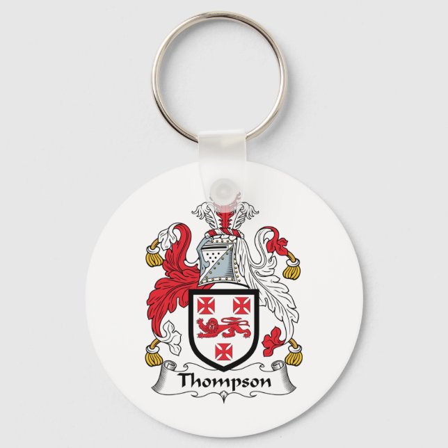 Thompson Familienwappen Schlüsselanhänger (Vorderseite)