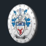 Thompson-Familienwappen-Wappen Dartscheibe<br><div class="desc">Thompson-Familienwappen und Scottish-Thompson-Wappen. Für Männer mit dem Thompson-Familiennamen und für Frauen mit den Thompson-Nachnamen. Klicken Sie "Thompson-Familienwappen" an,  um alle unsere Entwürfe zu sehen,  den Thompson-Familiennamen zu kennzeichnen.</div>