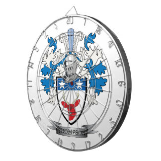 Thompson-Familienwappen-Wappen Dartscheibe