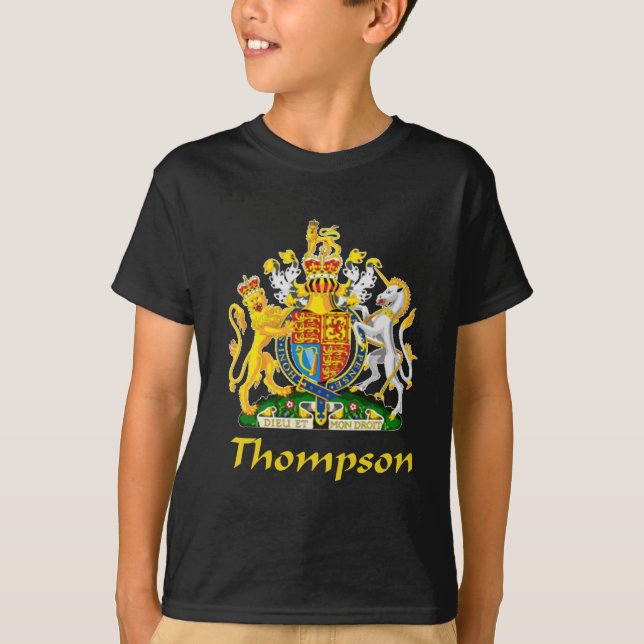 Thompson-Schild von Großbritannien T-Shirt (Vorderseite)