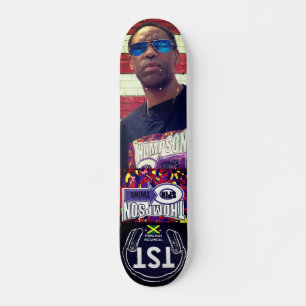 THOMPSON SPIN TWINS DINO Skateboard, 7¾ Zoll Deck Skateboard
