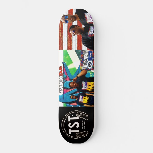 THOMPSON SPIN TWINS OFFIZIELL SKATEBOARD (Vorderseite)