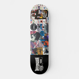 THOMPSON SPIN TWINS (OFFIZIELLE MERCHANDISE) TOUR SKATEBOARD