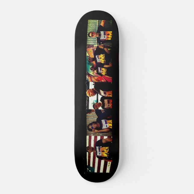 THOMPSON SPIN TWINS Skateboard (Vorderseite)