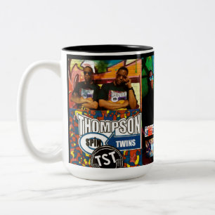 THOMPSON SPIN TWINS Zwei-Tonen-Tasse, 15 oz Zweifarbige Tasse