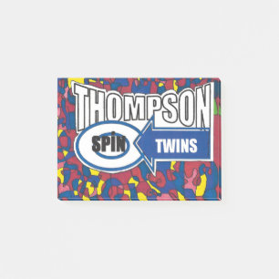 Thompson Spin Zwillinge. Post-it Klebezettel