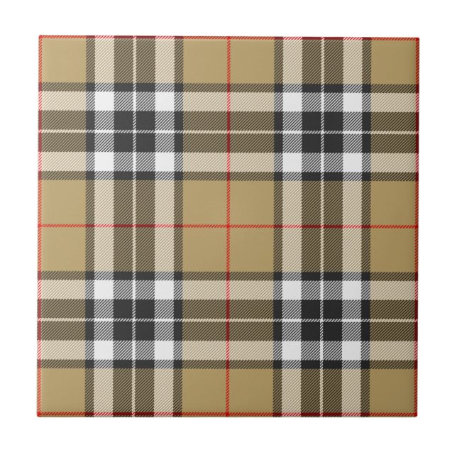 Thomson Camel Clan Jagd Tartan Kariert Fliese (Vorderseite)