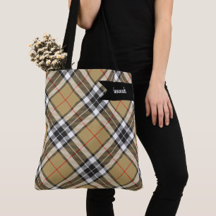 Thomson Camel Tartan Kariert Pattern Family Fashio Tasche