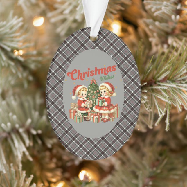 Thomson Grey Modern Tartan Christmas (Arbre)
