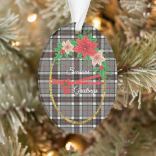 Thomson Grey Modern Tartan Christmas