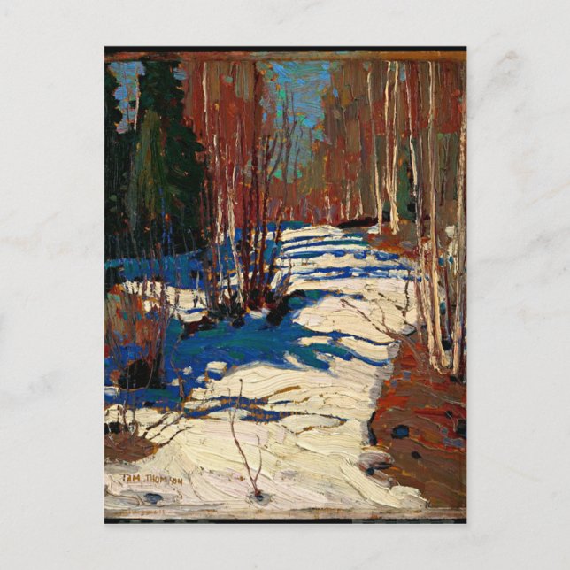 Thomson - Pfad hinter der Mowat Lodge-1917 Postkarte (Vorderseite)