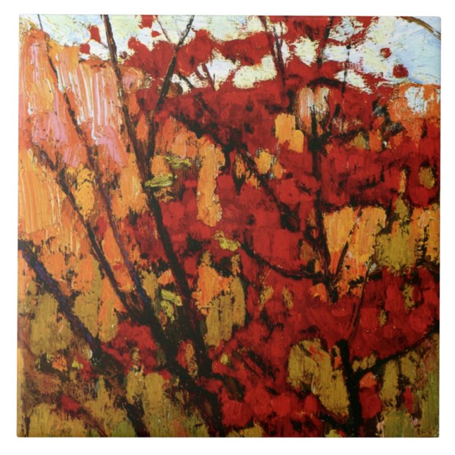 Thomson - Weichkapsel im Herbst Fliese (Vorderseite)