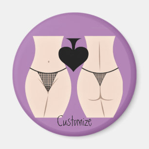 Thong Panty Spade Thunder_Cove Magnet