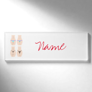 Thong Panty Thunder_Cove Namenschild