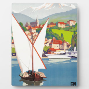 Thonon Les Bains Französisch Reisen Europa Fotoplatte