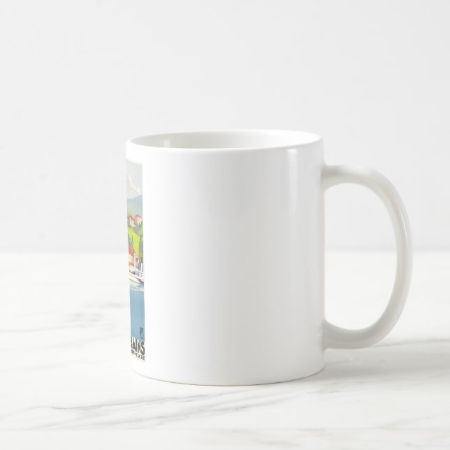 Thonon Les Bains Französisch Reisen Europa Kaffeetasse (Rechts)