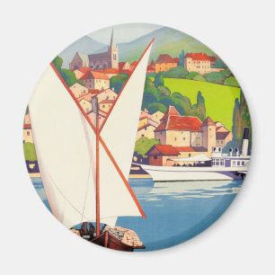 Thonon Les Bains Französisch Reisen Europa Magnet