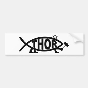 THOR Fische Autoaufkleber
