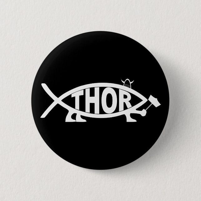 THOR Fische Button (Vorderseite)